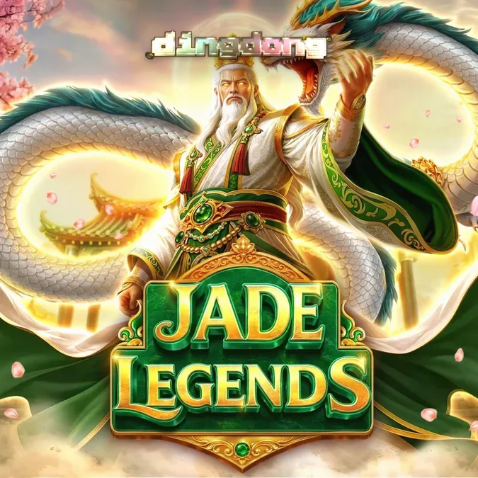 Tampilan visual slot Jade Legends dengan nuansa oriental yang mewah